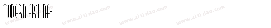 Modern Art NF字体转换